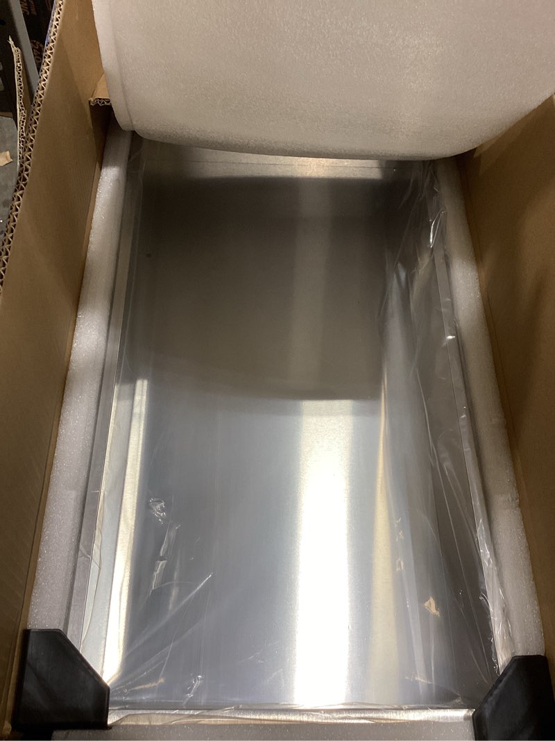 Condition photo showing New/Like New for Shower Niche No Tile Needed 24 x 12, Niche for Shower Wall, Insert Tile Ready Recessed, Over Mount Installation, Brushed Nickel Brushed Nickel 24W × 12H with Single Shelf