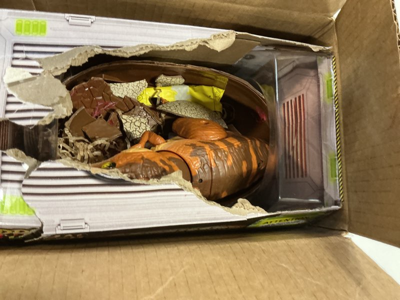 Condition photo showing As Is for Jurassic World Interactive Toy Dinosaur & Egg, Hatch & Train Your own Baby Dino with 100+ Sounds & Reactions, Kids Toys for Boys & Girls Aged 5 & Up