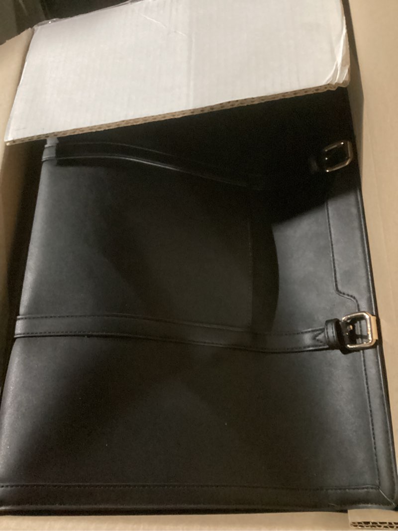 Condition photo showing As Is for LOVEVOOK Laptop Bag for Women 17.3 Inch Lightweight PU Laptop Tote Bag, Large Capacity Computer bag with Clutch Purse for Business, Work, Office, Travel, School, Casual(Black & Leather) Black & Leather 17 Inch