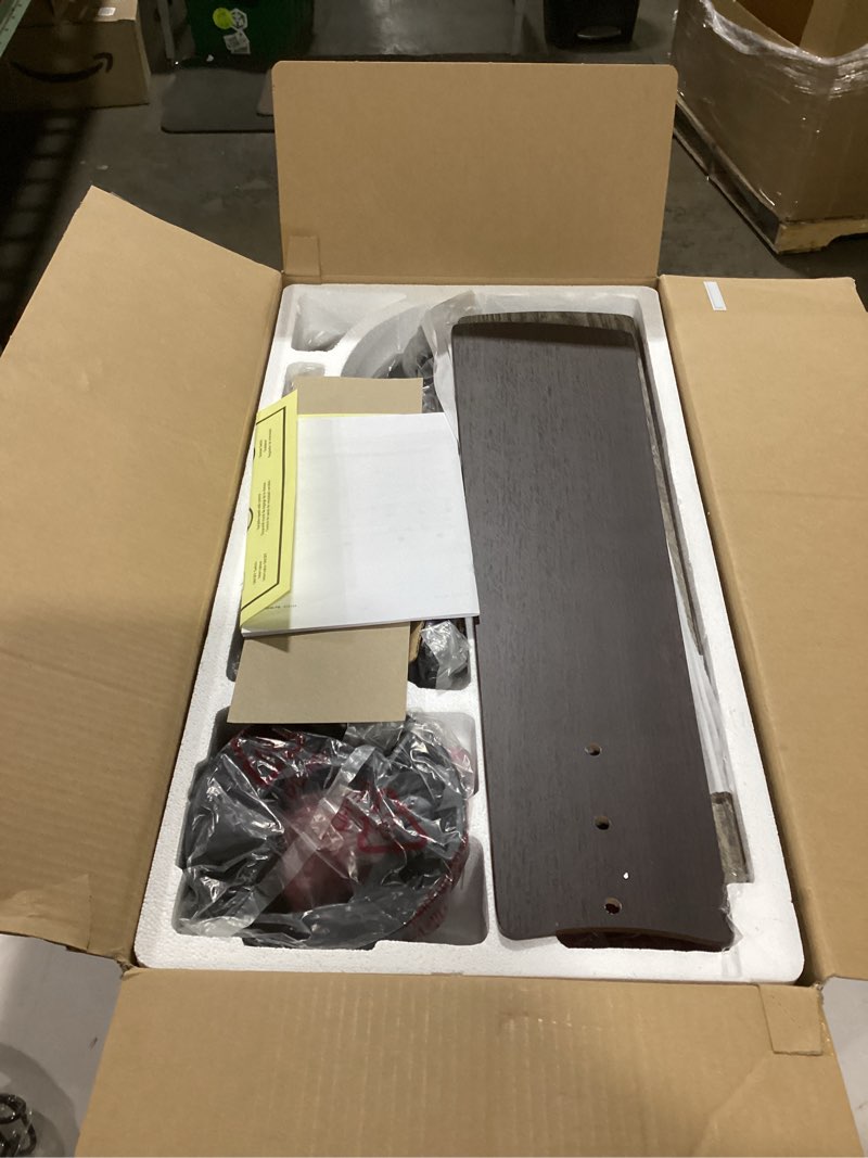  harbor breeze summersville 52-in textured black with driftwood/auburn blades covered outdoor