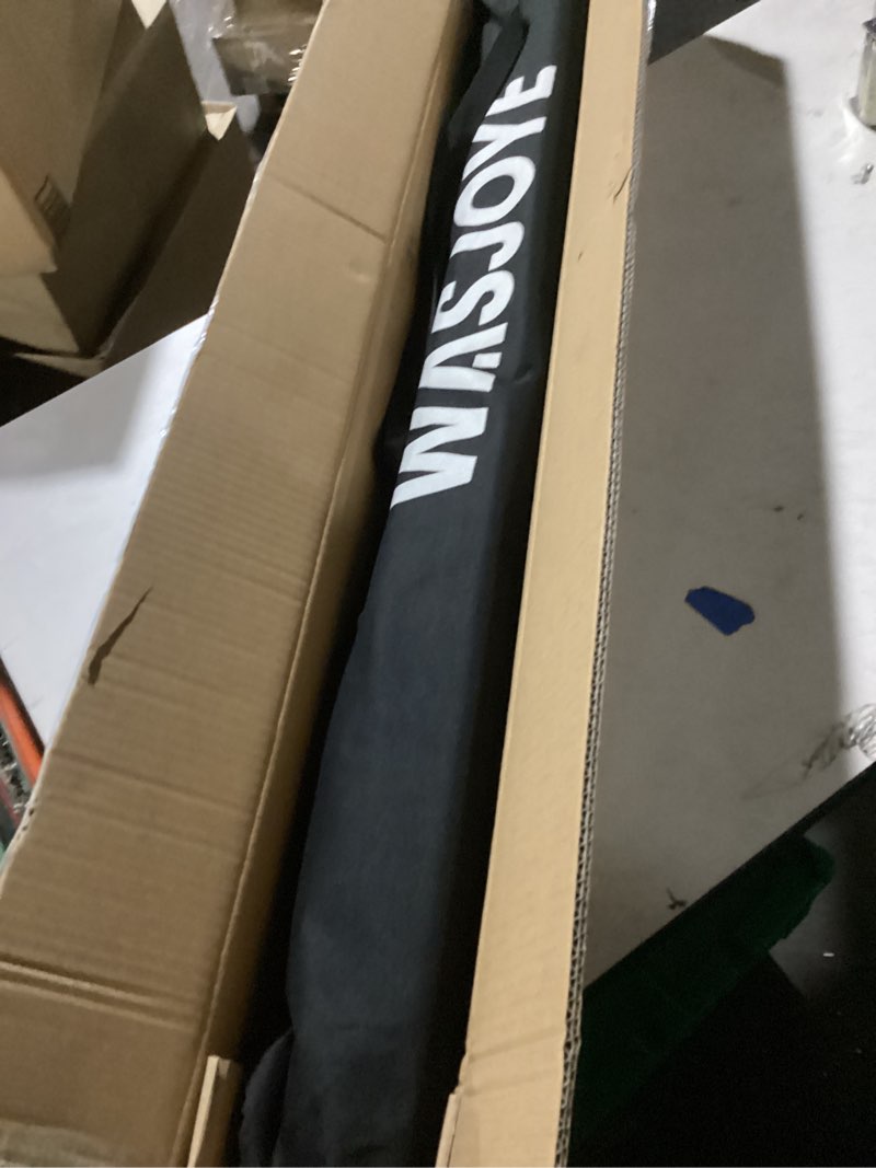 Condition photo showing New/Like New for WASJOYE Proiector Screen with Stand 100" - 16:9 4K HD Portable Proiector Screen, 1.2 Gain Indoor Projector Screen, Easy Setup and Carrying, for Home Cinema, Backyard Party Office TV Game 100 Inch