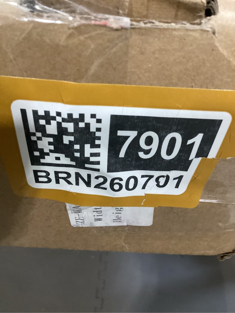 Condition photo showing Good Condition for hestia cordless light filtering zebra shades, linen-like fabric blinds for indoor windows, dual layer for day & night light control in bedroom/living room/office, cream, 40" w x 72" h 40"w x 72"h cream