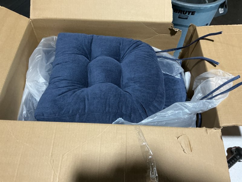 Condition photo showing Good Condition for weige chair cushions non-slip chair cushions seat cushion cover set 2 4 6 with ties for dining room chairs office chairs wooden floors 15 x 15 inches chair cushions chair cushions
