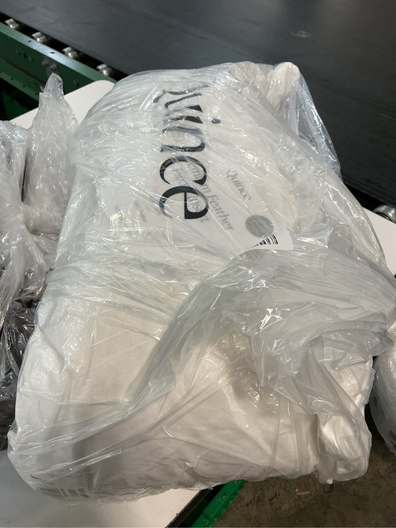 Condition photo showing Good Condition for premium feather pillow insert, 12x48, no color
