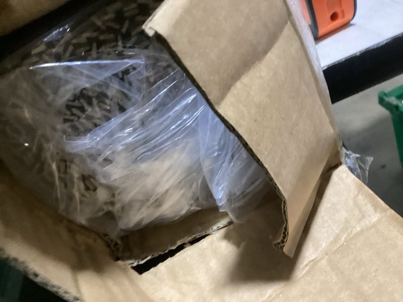 Condition photo showing As Is for LazBlinds Cordless Bamboo Roman Shades, Privacy Blinds for Interior Windows, Room Darkening Roll Up Bamboo Blinds for Home & Patio, 30.5" W x 64" H, Highfield Teak Pricacy - Highfield Teak 30 1/2" W x 64" H