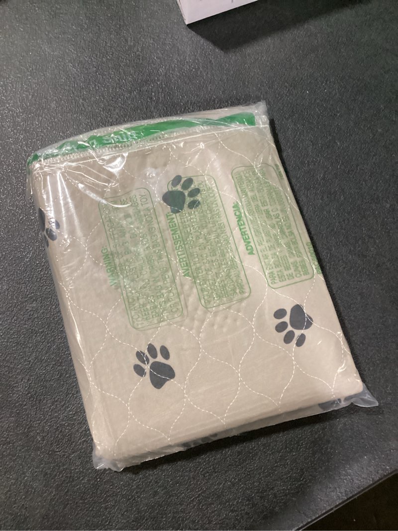 Condition photo showing New/Like New for SincoPet Washable Dog Pee Pads with Puppy Grooming Gloves,Puppy Pads,Reusable Pet Training Pads,Large Dog Pee Pad,Waterproof Pet Pads for Dog Bed Mat,Super Absorbing Whelping Pads 36x41 Inch (Pack of 2)