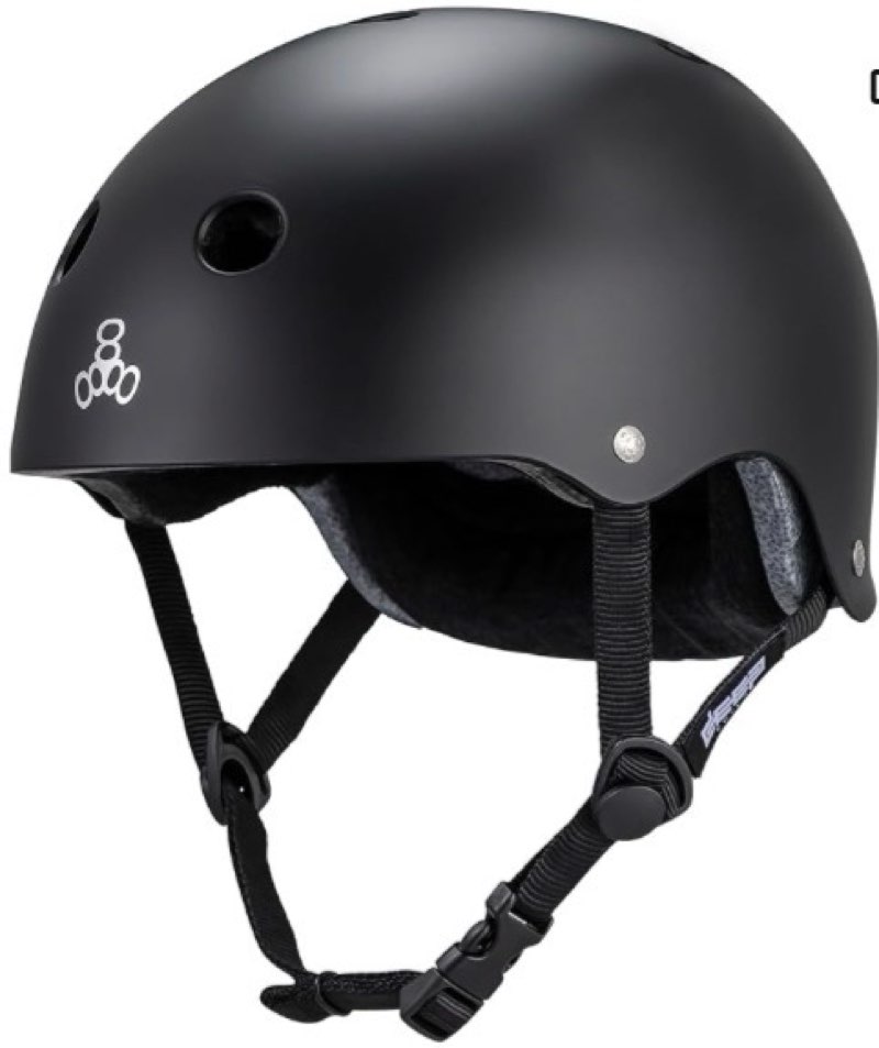 Triple Eight Deep Cover Helmet – Ideal for Skateboarding, Bicycling, BMX, and Roller Skating(Size XL)