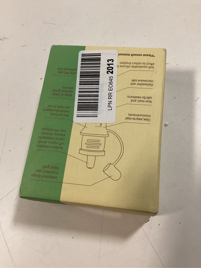 Condition photo showing New/Like New for haakaa Colostrum Collector Set Includes a Portable Case and a White Cotton Cloth Wipe for Breastfeeding Moms to Collect Store and Feed Colostrum, 4ml/6pcs