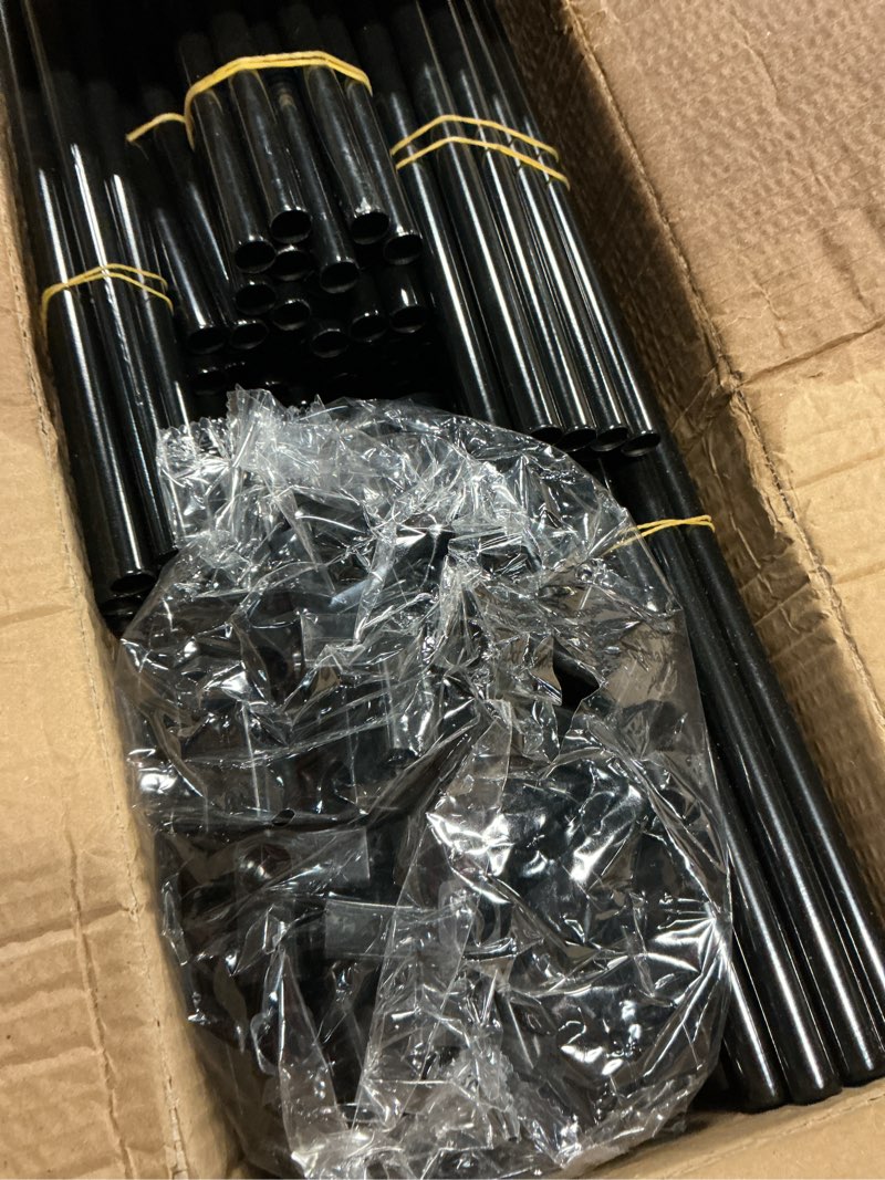 Condition photo showing Good Condition for vtrin 10 tier shoe rack tall large capacity 50 pair wide shoe organizer with two hooks sturdy metal shoe shelf for entryway, closet, bedroom black 32.3" wide - 10 tier