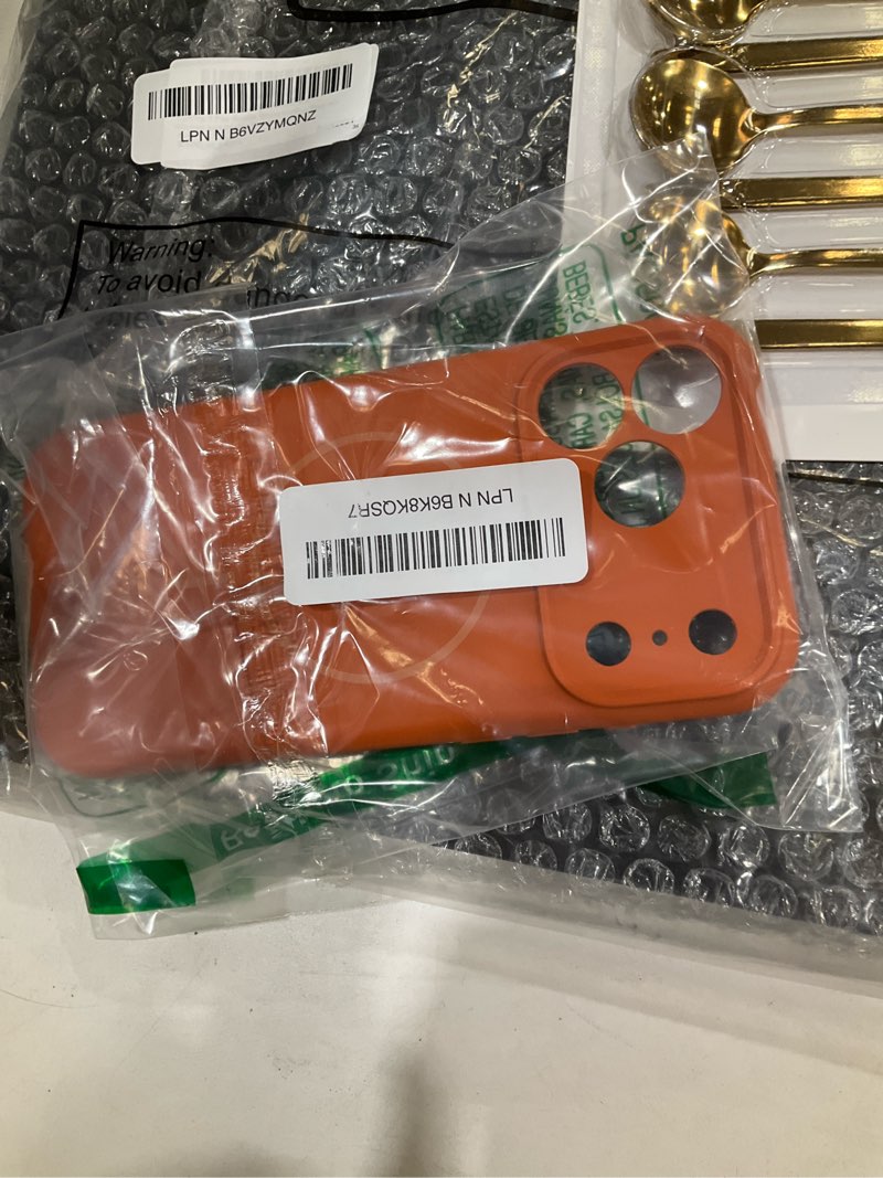 Condition photo showing New/Like New for FNTCASE for iPhone 17 Pro-Max Case: Clear Magnetic Phone Cases with Screen Protector Compatible with Magsafe Slim Anti Yellowing Rugged Shockproof Protective Transparent Cell Phone Cover (B-Orange) for iPhone 17 Pro Max 6.9 inch B-Orange