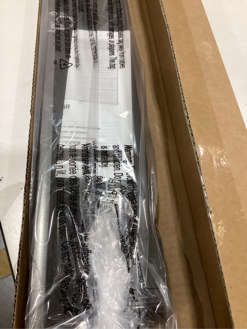 LazBlinds No Tools No Drill Cordless Cellular Shades, Blackout Light Blocking Honeycomb Shades for H