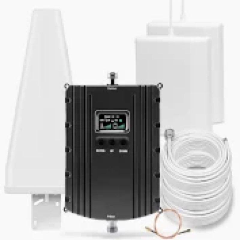 Cell Phone Booster for Home & Multi-Room, Cell Phone Signal Booster with 2 Indoor Panel Antennas for