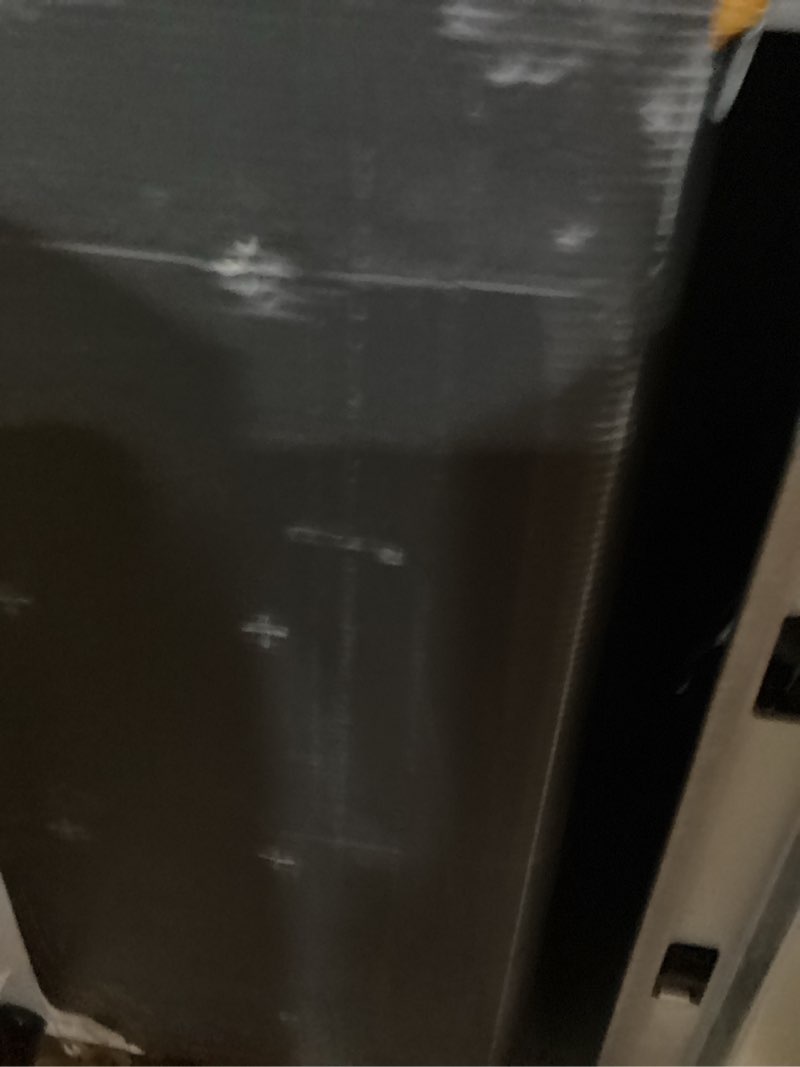 Condition photo showing Good Condition for 4.5 cu.ft mini fridge with freezer, 2 door compact refrigerator, small fridge with adjustable thermostat energy ultra quiet, mini fridge removable glass shelves for bedroom office dorm black