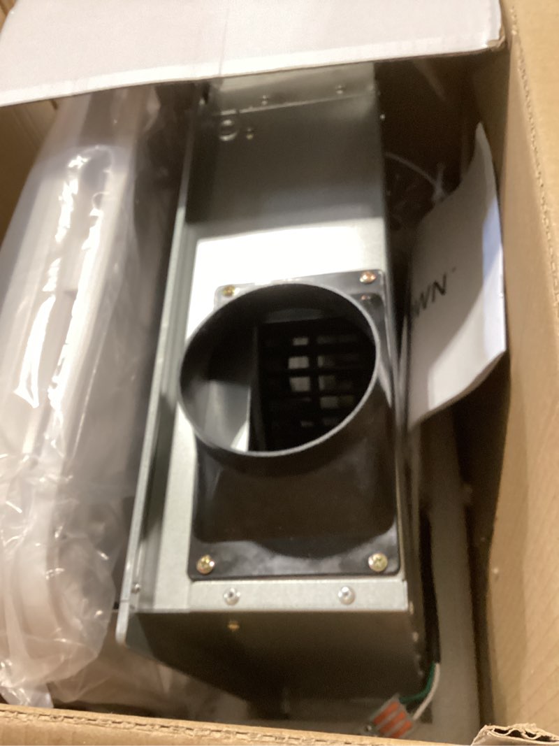 Condition photo showing Good Condition for bathroom exhaust fan with humidity sensor, 230 cfm 1.0 sone ventilation fan, 3 dynamic light and 3cct light (2700-4500-6500k), 11.22” x 11.22” mount, remote control (stellar night)