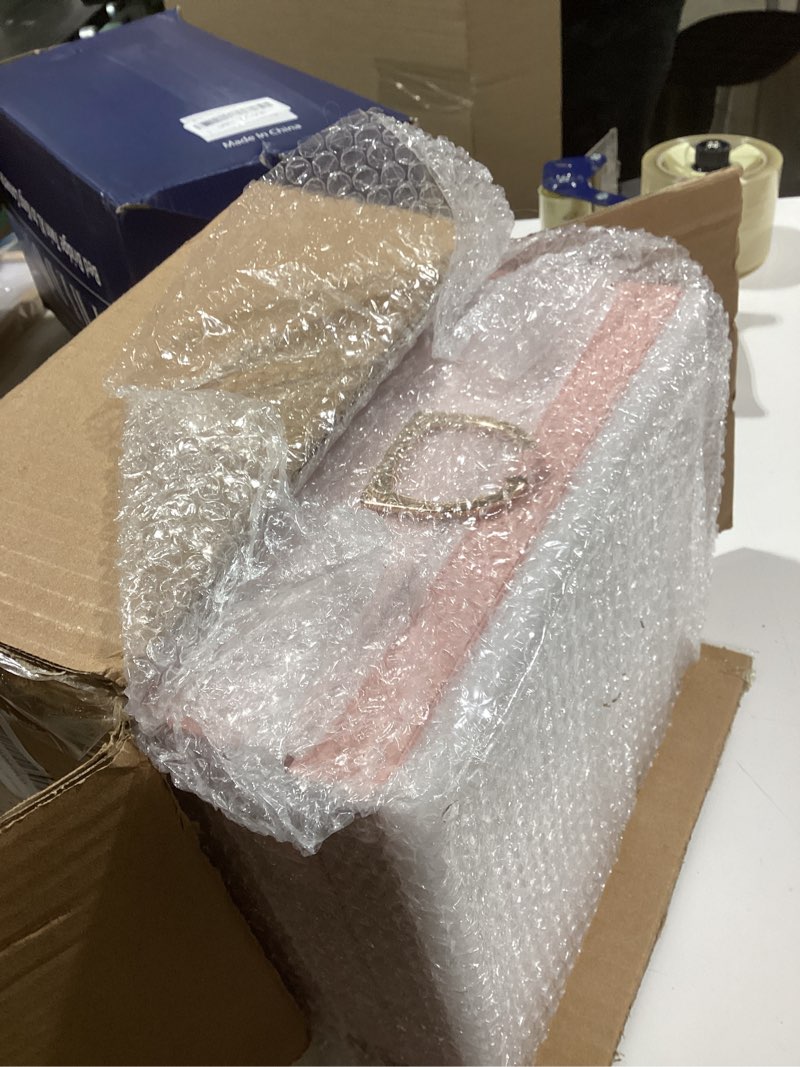 Condition photo showing Good Condition for songmics 2-layer jewelry box, jewelry organizer with handle, removable jewelry tray, jewelry storage, floating effect, 8.1 x 9.4 x 4.3 inches, gift idea, jelly pink ujbc165r01