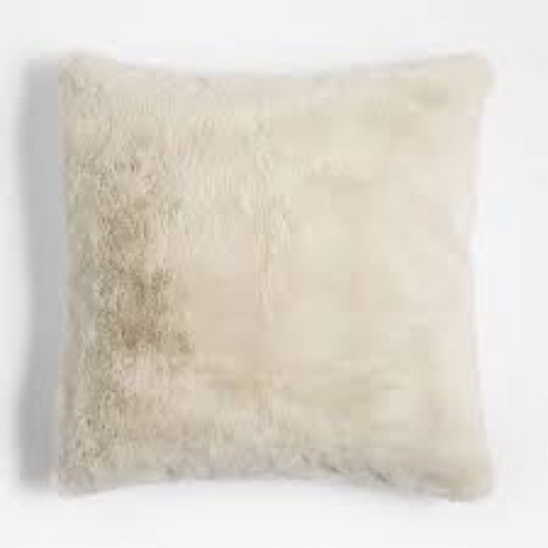 Faux fur pillows