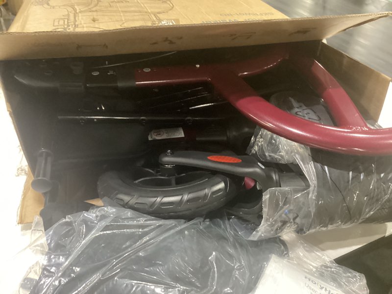 Condition photo showing New/Like New for walkers for seniors, rollator walker with seat and backrest, 10" big wheels all terrain, rolling walker foldable supports 350lb, lightweight & height adjustable, cane & cup holder, burgundy