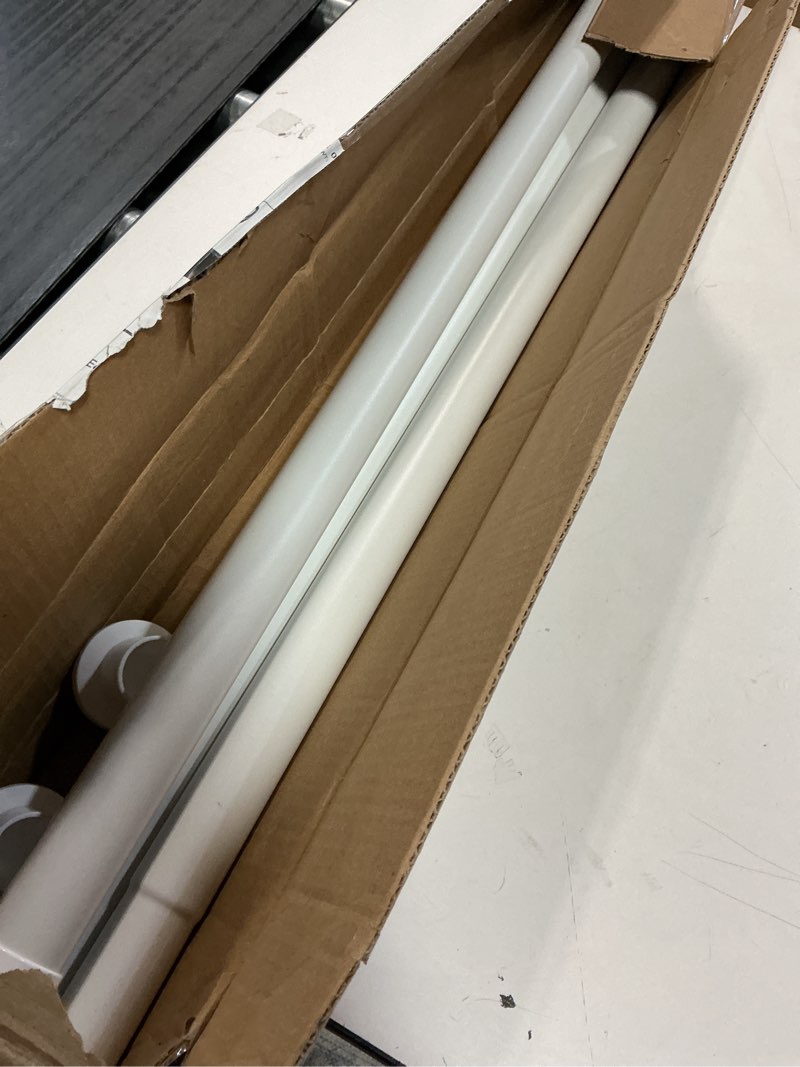 Condition photo showing Good Condition for Oxdigi Tension Shower Doorway Curtain Rod/Adjustable 122.1-141.7 inches No Drilling Window Curtain Rod for Bethroom, Indoor Decor/Matt Black 122.1" - 141.7" Black