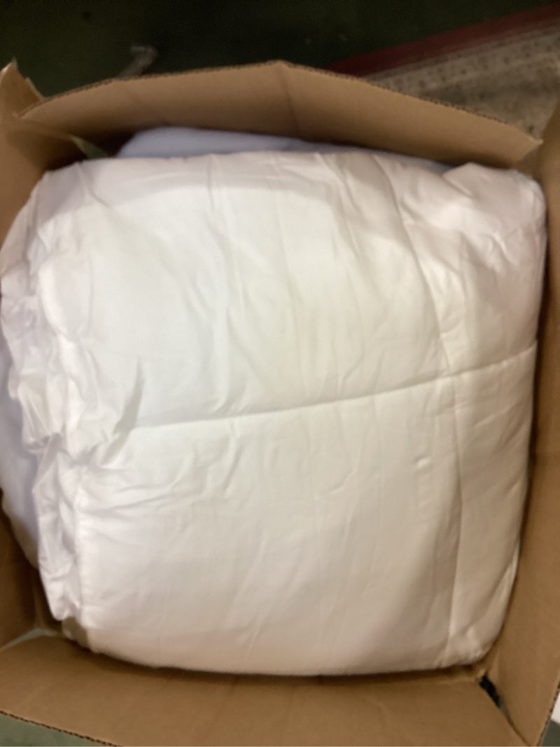 Condition photo showing Good Condition for Sleep Innovations Dual Layer 4 Inch Memory Foam Mattress Topper, King Size, Medium Support, 2 Inch Cooling Gel Memory Foam Plus 2 Inch Pillow Top Cover King Enhanced Support Topper