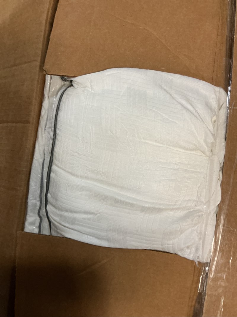 Condition photo showing As Is for Pillows King Size Set of 4, Seersucker Bed Pillows with Microfiber Fill,Soft&Supportive King Pillows with Knit Pattern for Side, Back and Stomach Sleepers King(Pack of 4)