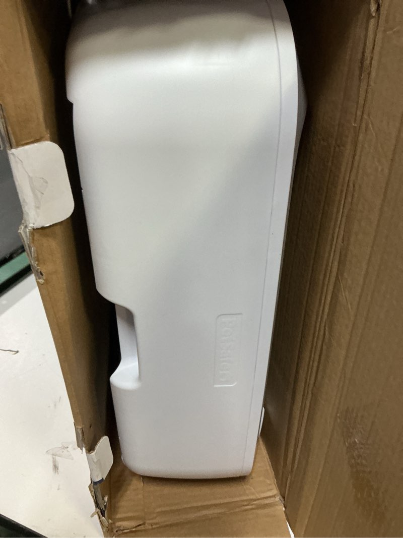 Condition photo showing New/Like New for petsafe scoopfree crystal plus automatic self-cleaning cat litter box system – not enclosed – advanced odor control – includes 1 disposable crystal litter tray – white (pal00-18016) uncovered white