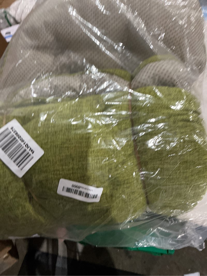 Condition photo showing Good Condition for non-slip chair cushions for dining chairs set of 4 thick kitchen chair pads dining room seat cushion with ties 16" x 16" x 4" olive green 4 olive green