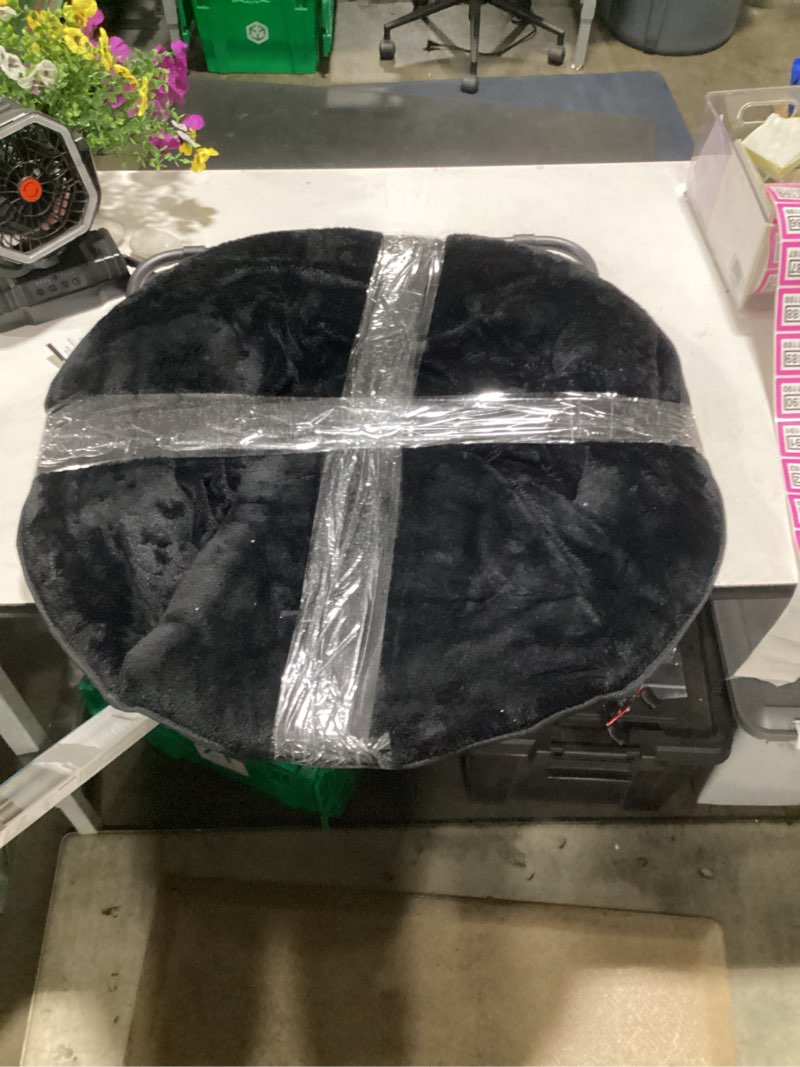 Condition photo showing Good Condition for mainstays saucer chair for kids and teens, black