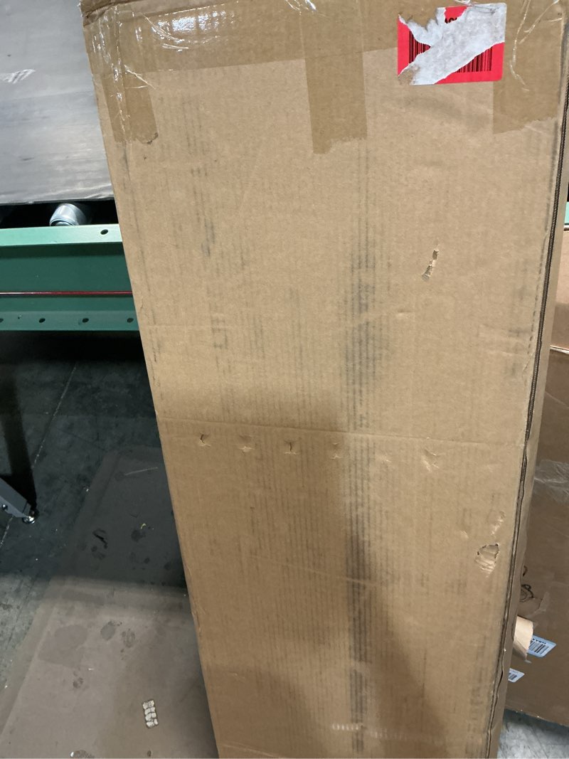 Condition photo showing As Is for 5 Pack 46x12in Wire Shelf Cover for Pantry, Closet, Kitchen – Waterproof PVC Wood-Look Wire Rack Covers for Shelves, Multiple No-Tool Installation 46x12x2in Wood