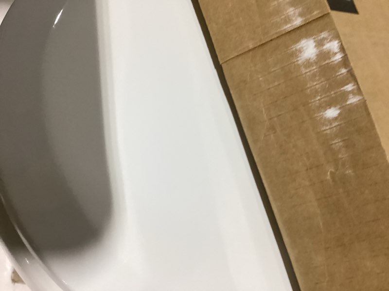 Condition photo showing Good Condition for mayfair nextstep2 toilet seat with built-in potty training seat, slow-close, removable that will never loosen, elongated, white elongated 1