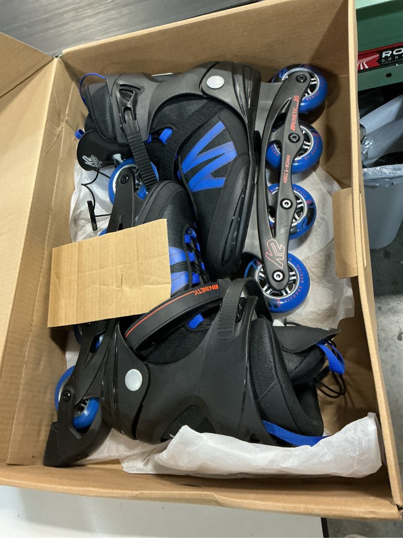 Condition photo showing Good Condition for k2 skate kinetic 80 pro men's inline skates blue_red 11
