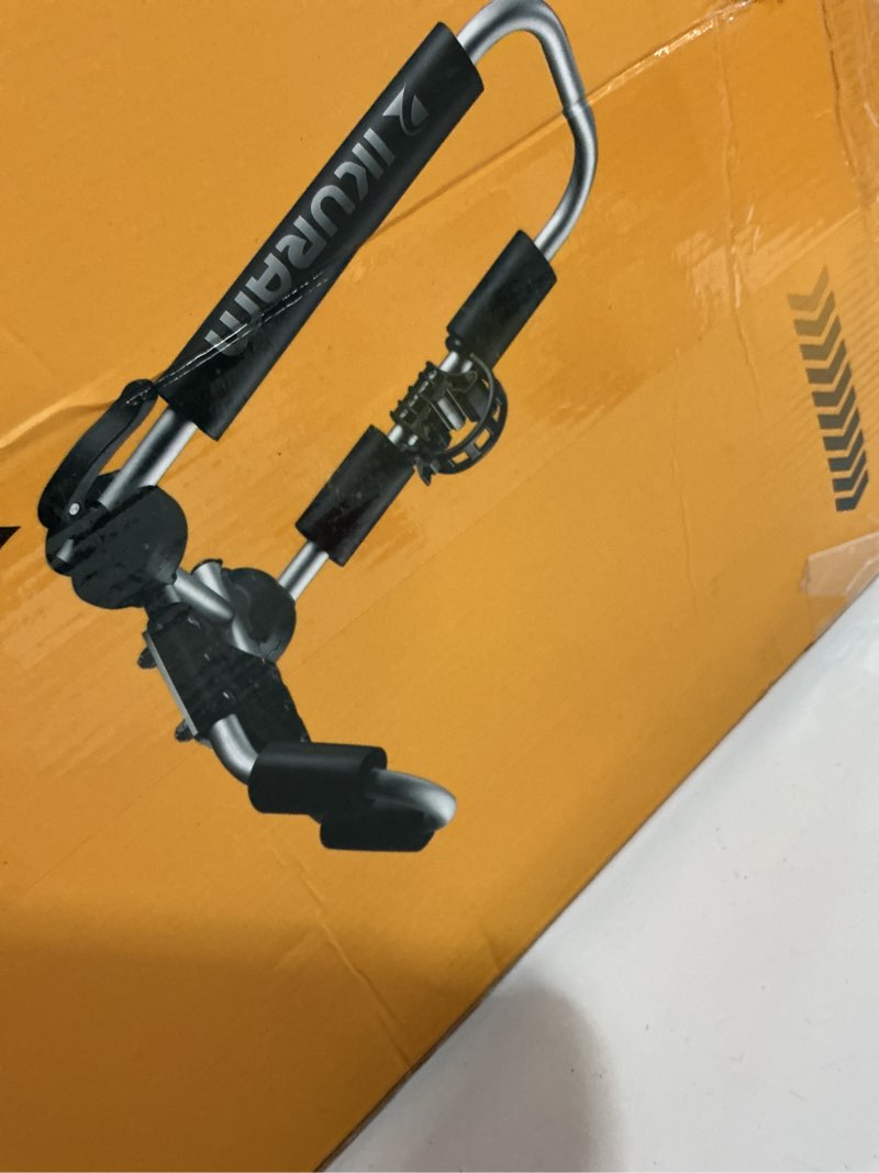 Condition photo showing Good Condition for kayak roof rack, aluminum kayak carrier folding j-style universal 3-in-1 multifunction for canoe, sup, kayaks, surfboard rooftop mount on suv, car and truck crossbars unilateral