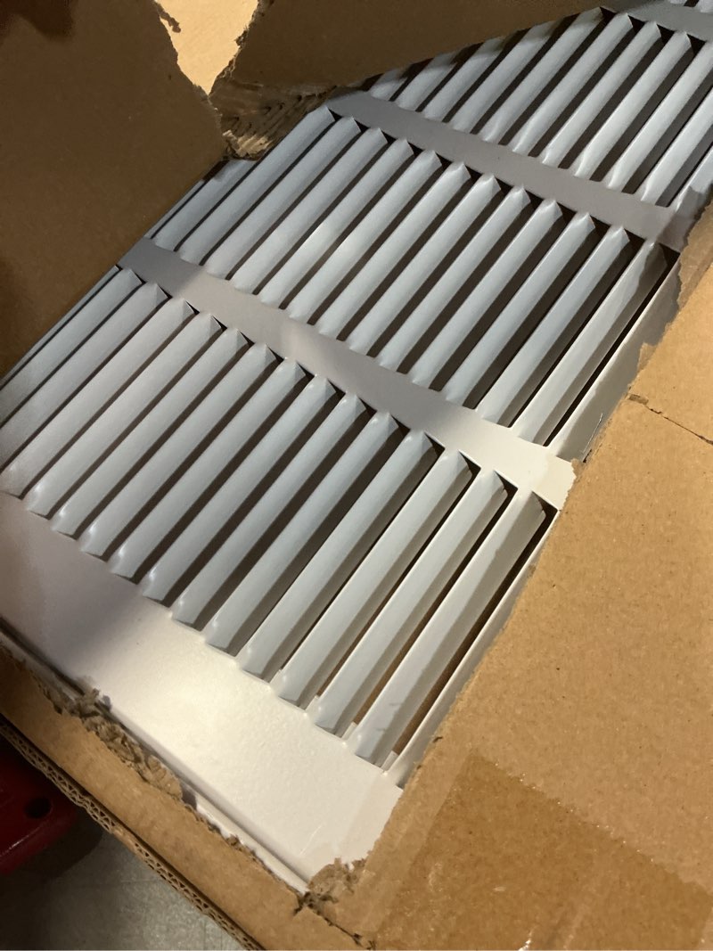 Condition photo showing As Is for Howeall 16"W x 14"H [Duct Opening Size] Steel Return Air Filter Grille - Removable Face/Door for 1 i