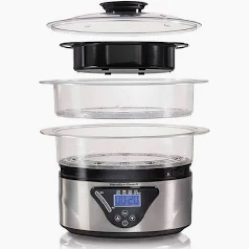 Hamilton Beach 22-Cup Stainless Steel Digital Food Steamer