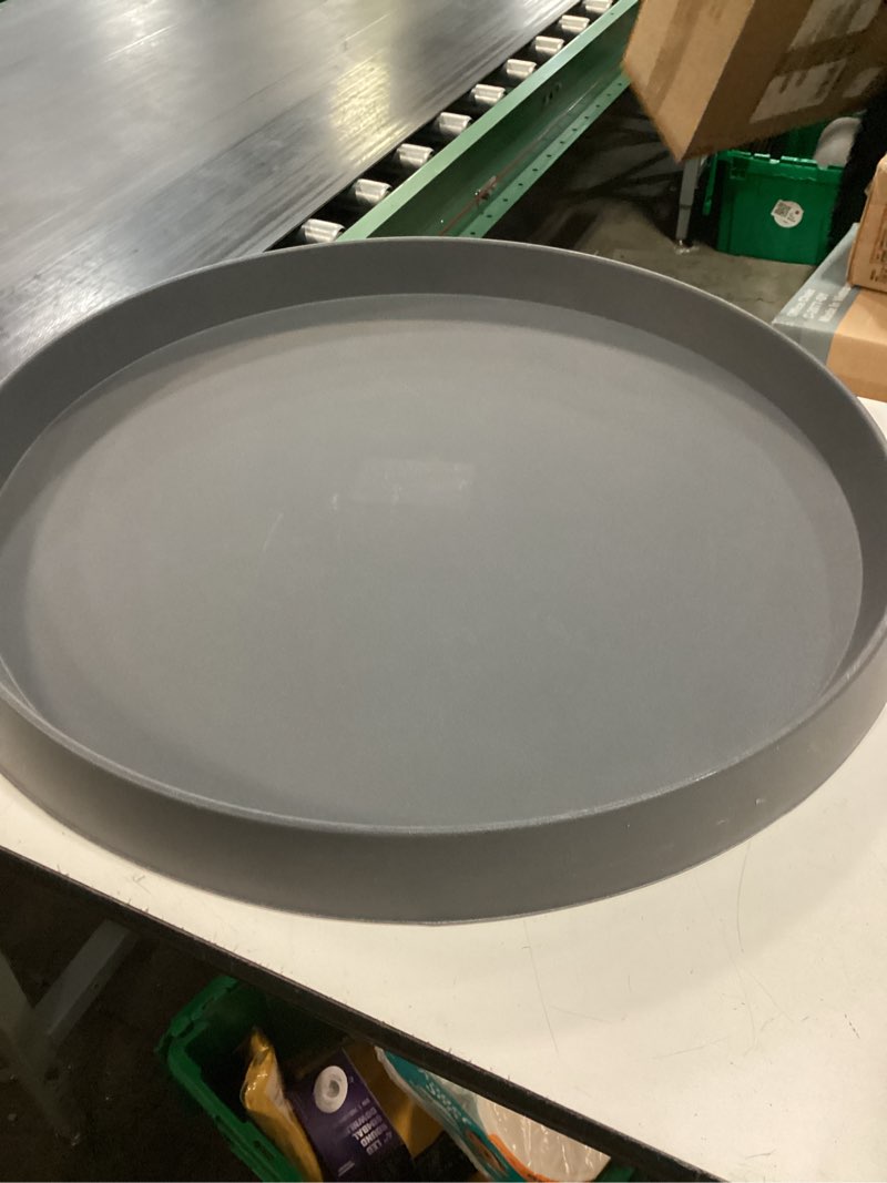 Condition photo showing Good Condition for tusco products round saucer planter tray, 30-inch, safari