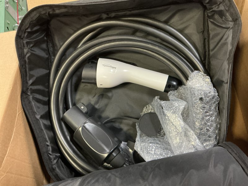 Condition photo showing Good Condition for guwieyg extension cable compatible with all sae j1772 ev chargers, 20ft max 240v 40a ev charging cable extension for home and outdoor electric car charging