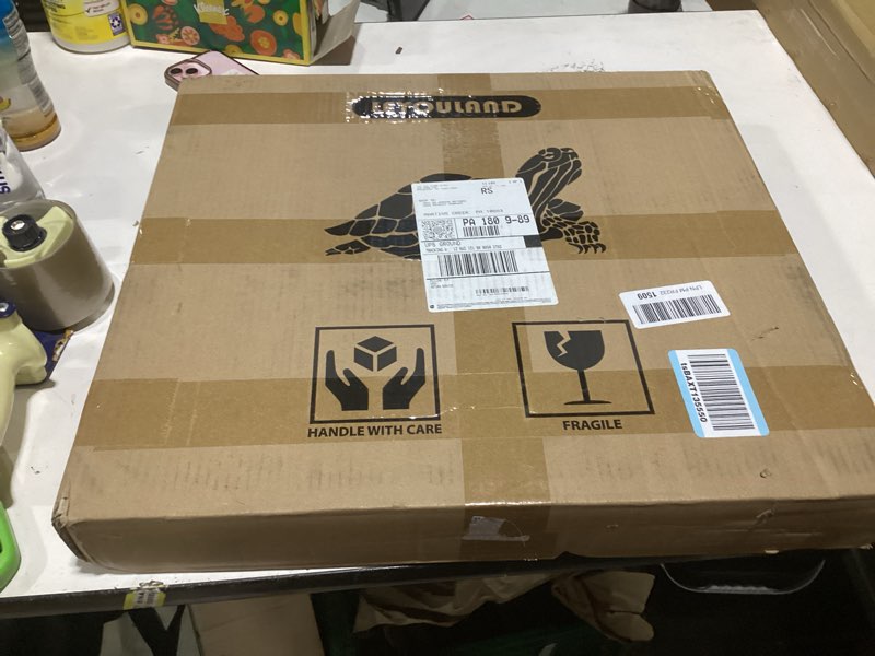 Condition photo showing Good Condition for Turtle Topper Basking Platform for Aquatic Turtles 40 Breeder 75 Gallon, Aquatic Reptile Ramp Dock, Terrace, Turtle Tank Accessories Extra Large