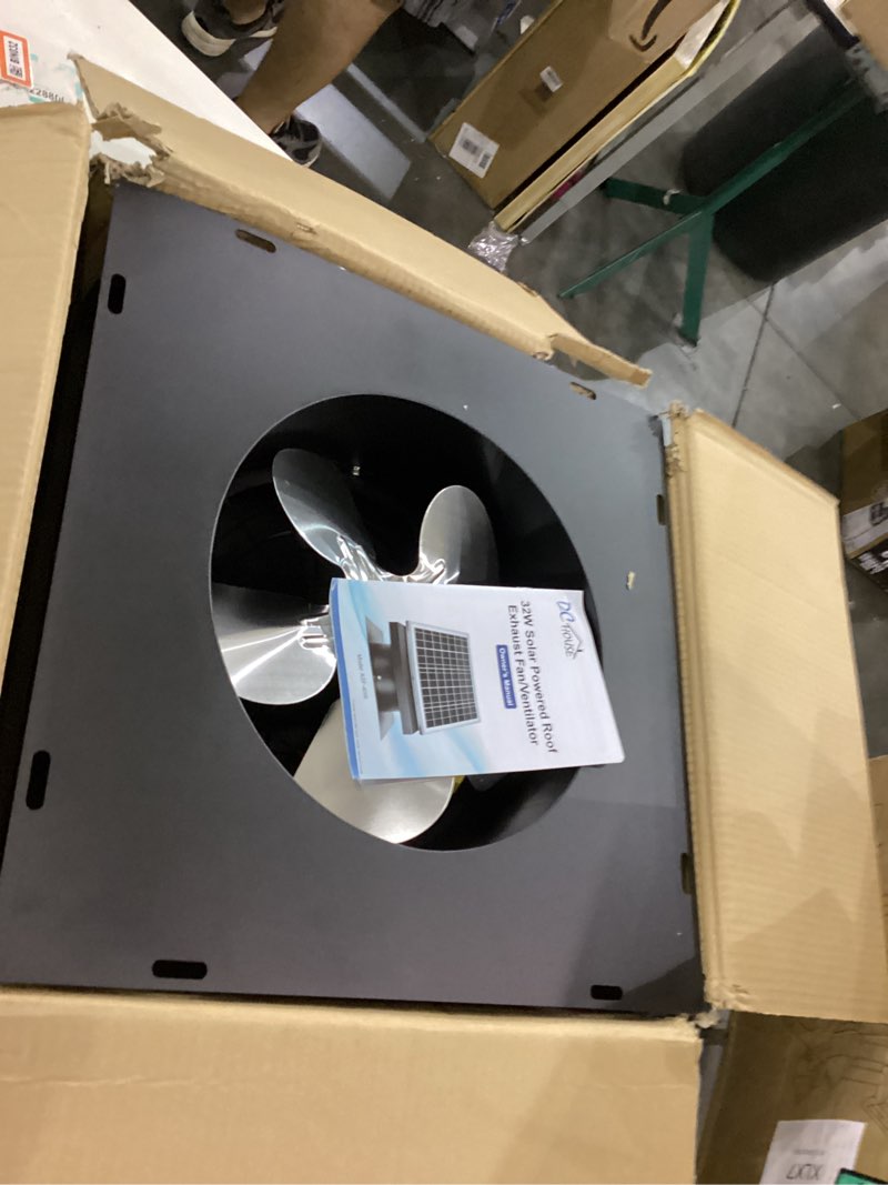 32w solar power roof exhaust ventilator 