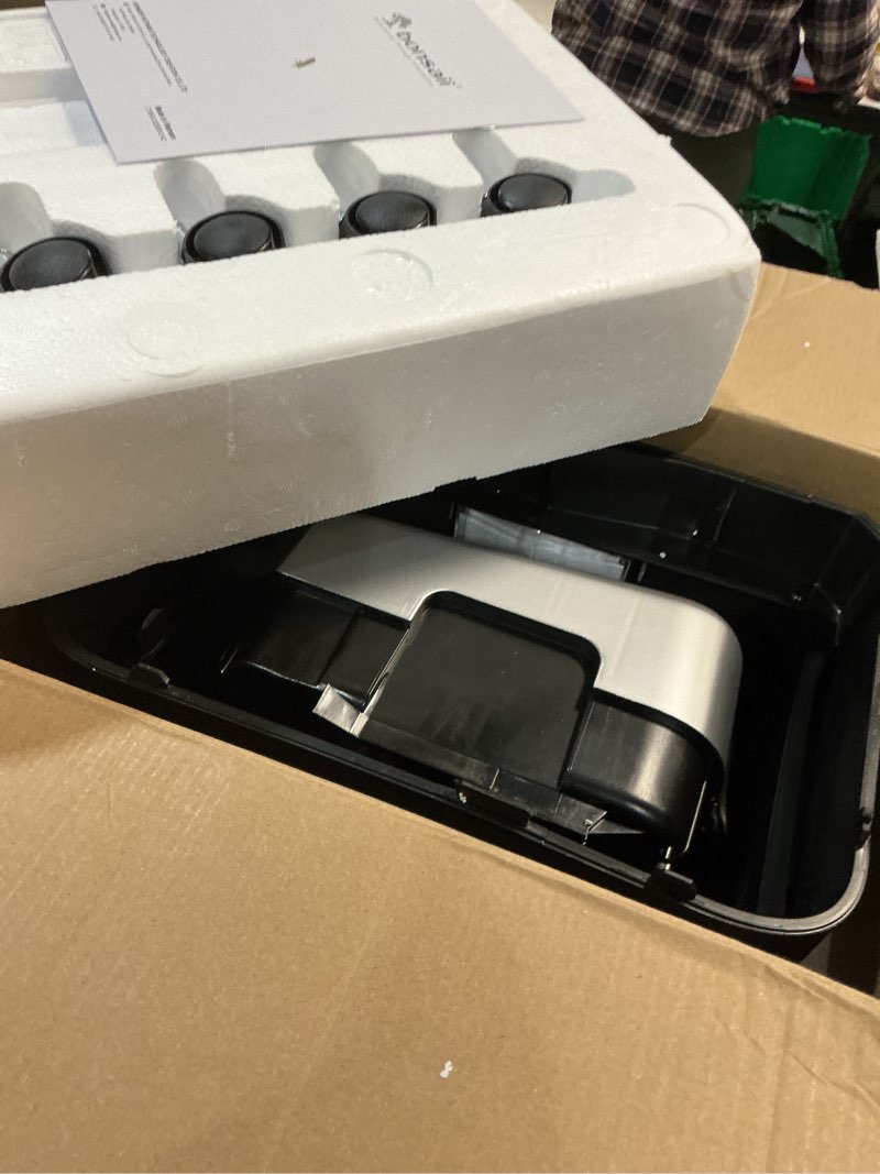 Condition photo showing Good Condition for bonsaii 15-sheet office paper shredder, 40 mins heavy duty shredder for home office, crosscut shreder with anti-jam system & p-4 high security supports cd/credit cards/staple,5 gal pullout bin c169-b 1 5 sheet-40 mins