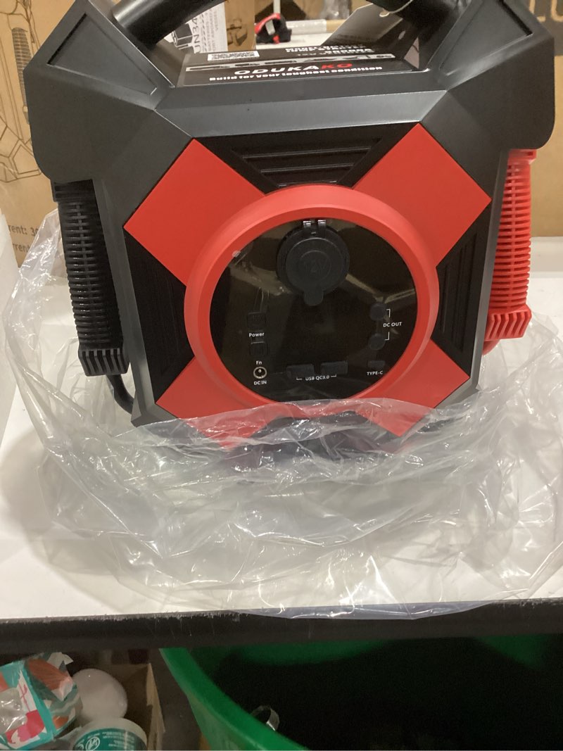 Condition photo showing Good Condition for heavy duty truck jump starter - suitable for heavy-duty lithium batteries in semi-trailer trucks, diesel engines up to 30 liters, commercial grade. (30000a)