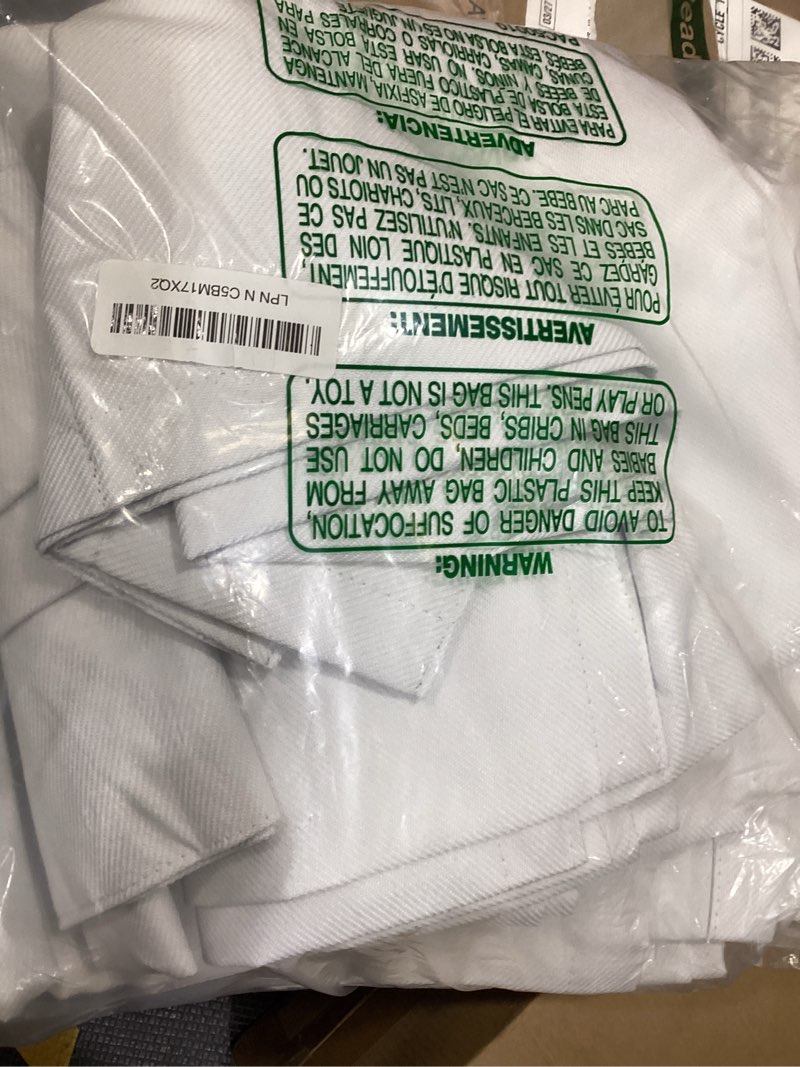 Condition photo showing Good Condition for hpd half price drapes vienna basic linen 100% blackout curtains for bedroom 84 inches long (2 panels) - rod pocket curtains & drapes for living room & windows - 50 x 84, off-white off-white 50"w x 84"l (pack of 2)