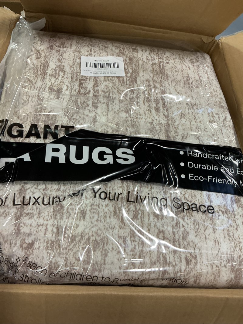 Condition photo showing New/Like New for Restydon 8x10 Area Rugs for Living Room, Non-Slip Backing Large Washable Rug for Nursery Room, Vinta