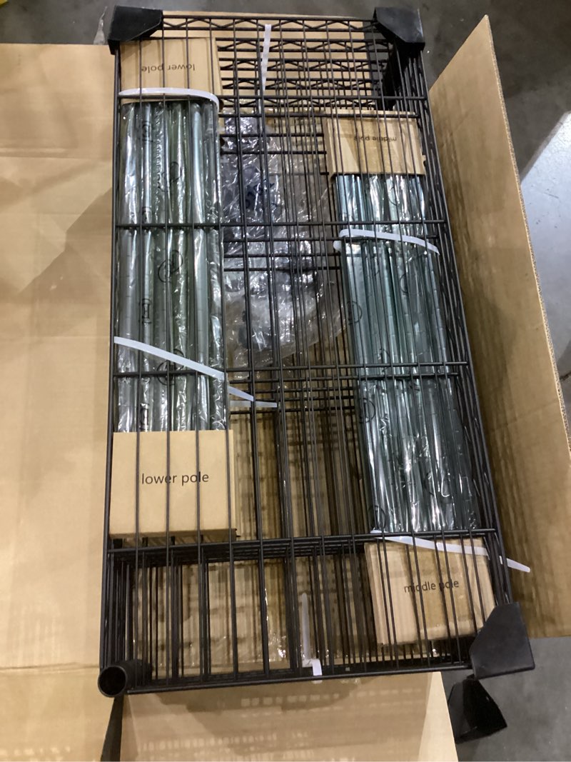Condition photo showing Good Condition for Storage Rack Unit, Organizer Shelves System Kit, Heavy Duty Racking for Storage, Shelving Kits