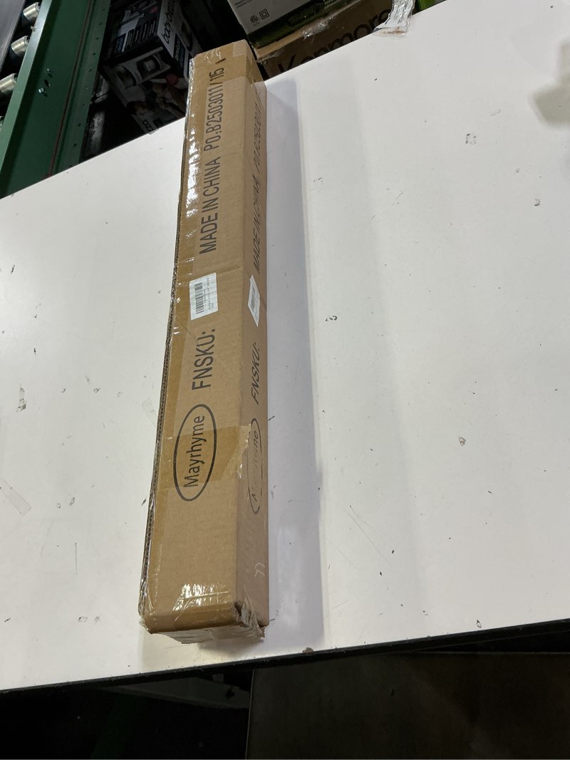 Condition photo showing New/Like New for 1-Inch Diameter Curtain Rod, Adjustable Rod Set with Premium Aluminum Brackets and Finials, Single Heavy-Duty Curtain Rods for Windows (Matte Black, 28-48") 28-48" Matte Black