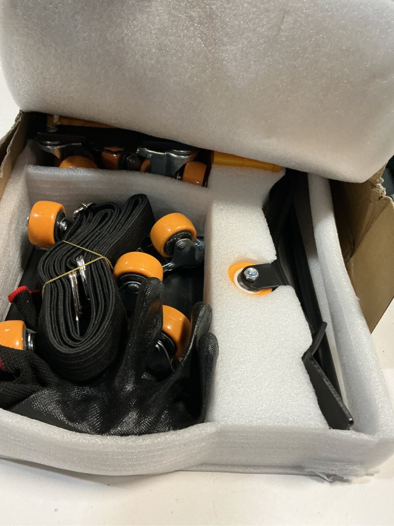 Condition photo showing Good Condition for kyx furniture dolly, furniture movers with 5 wheels,carbon steel panel heavy duty dolly, furniture lifter with 360° rotatable silent rubber universal wheels, max load 4000lbs(6.9x6.9 in)