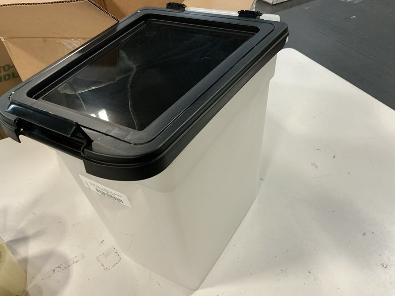 Condition photo showing Good Condition for IRIS 10 Lbs. Airtight Pet Food Container | Dog & Cat Food Storage Bin | Treat Box