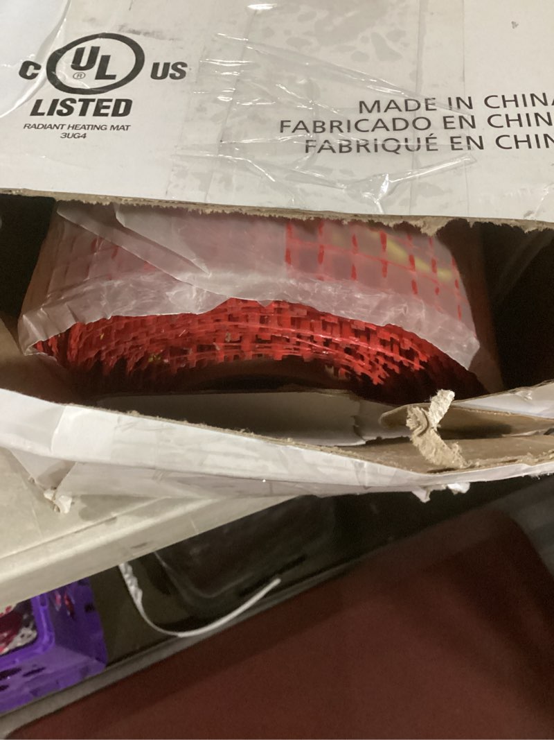 Condition photo showing Good Condition for VEVOR Floor Heating Mat, 30 Sq.ft, Electric Radiant In-Floor Heated Warm System with Digital Floor Sensing Thermostat, Includes Installation Monitor, Adhesive Back for Easy Installation on The Floor