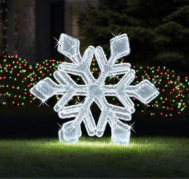 The 4' Twinkling Snowflake