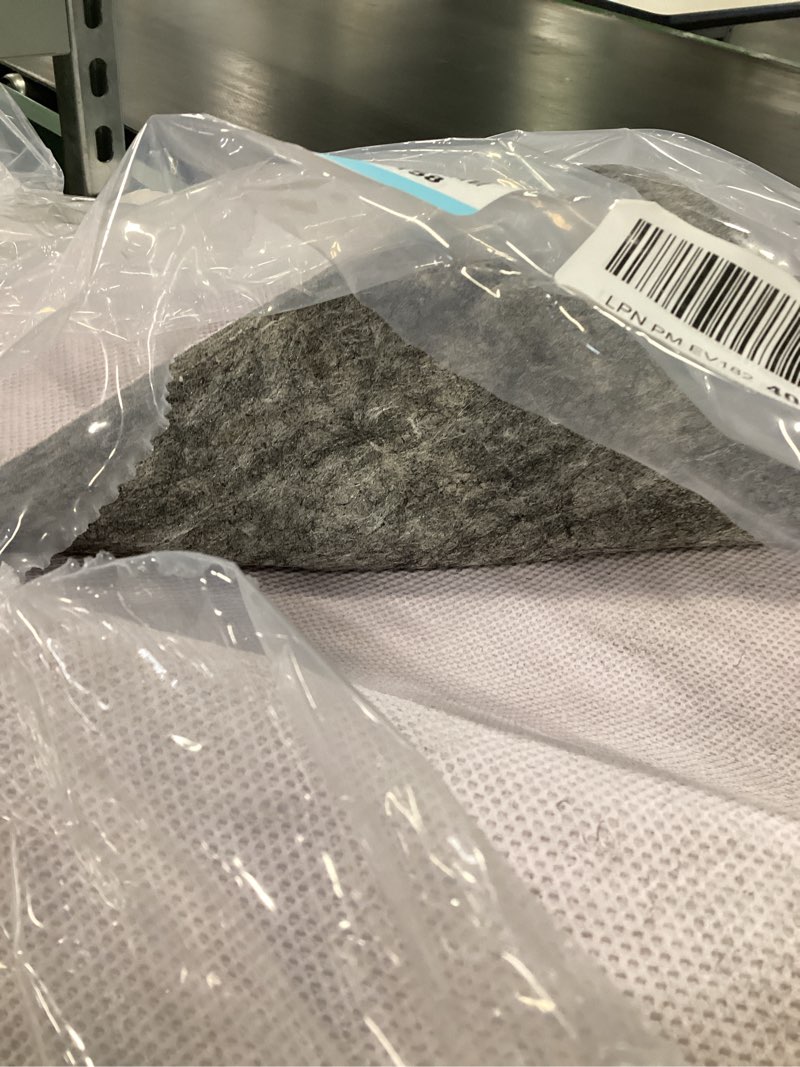 Condition photo showing New/Like New for Mohawk Home 6' x 9' Premium Luxury Non Slip Rug Pad 1/4 Thick Dual Surface Felt + Rubber Gripper - Safe for All Floors, Synthetic Fiber, Grey 1/4 Inch Thick 6' x 9' (Rectangular)