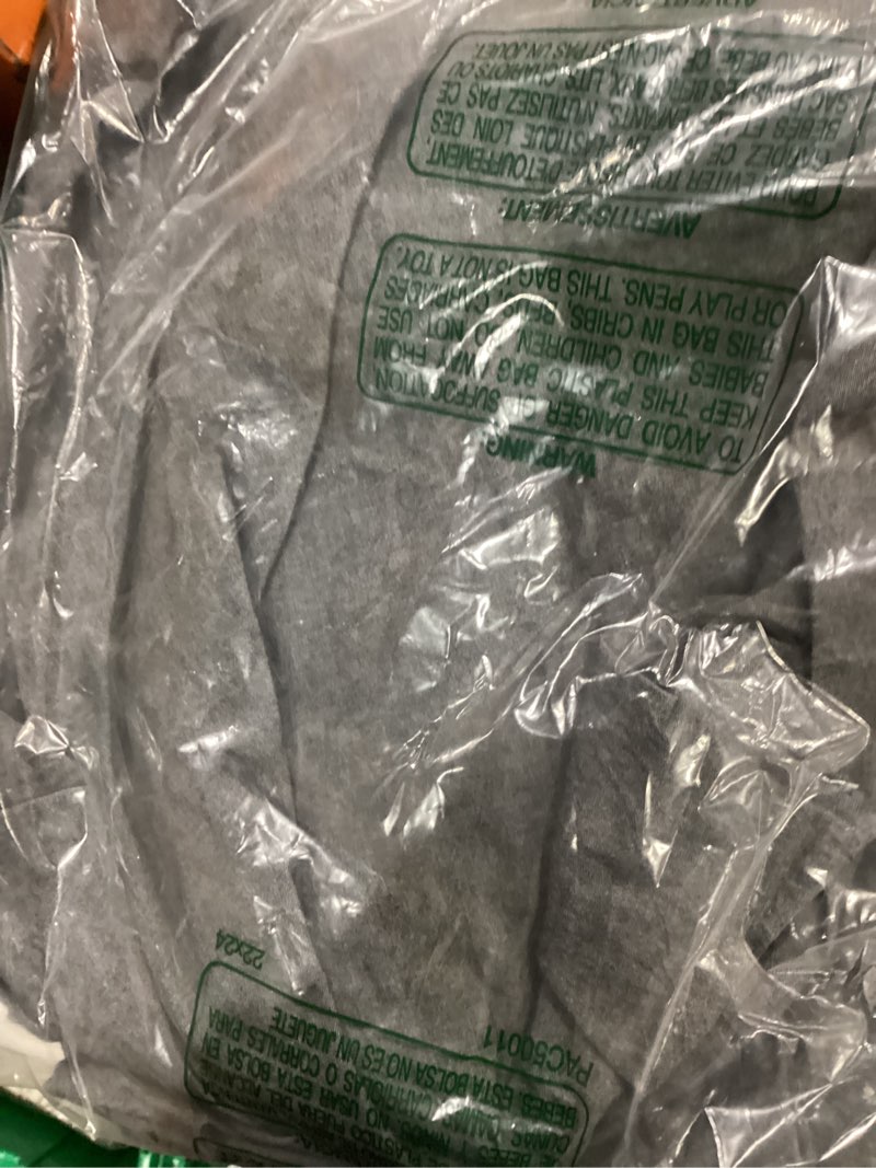 Condition photo showing As Is for F.Y.Dreams 100% Washed Cotton Duvet Cover for Weighted Blanket 60x80 inches with 16 Ties, Zipper on Long Side/Grey/Just Duvet Cover 100% Washed Cotton Grey 60"x80" duvet cover