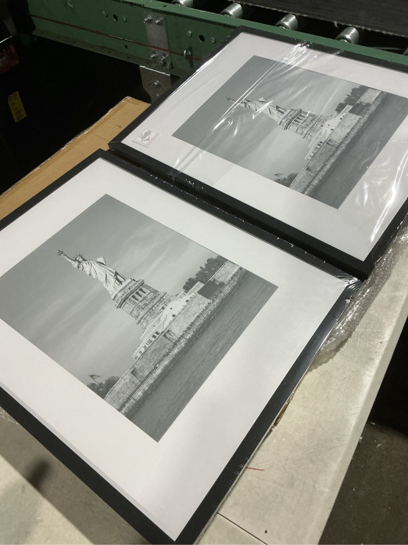 Condition photo showing Good Condition for ENJOYBASICS 12X16 PICTURE FRAME BLACK POSTER FRAME,DISPLAY PICTURES 9X12 WITH MAT OR 12X16 WITHOUT MAT,WALL GALLERY PHOTO FRAMES,2 PACK